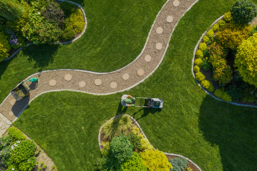 Mature Cole Landscaping client property in Massachusetts
